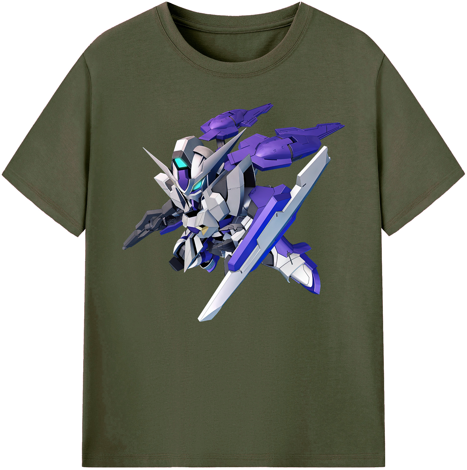 （画像用） 機動戦士ガンダム Mobile Suit Gundam 綿100％ メンズ半袖Tシャツ｜肌触りやわらか＆通気性